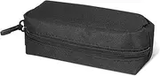 [VALICLUD] Double Eyeglass Case Large Glasses Case Zipper Dual Use Glasses Organizer for Travel Business Compact Slim Design