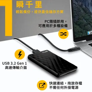 SP D06 1TB 外接硬碟 行動硬碟 2.5吋 硬碟 HDD USB 3.2 Gen 1 廣穎