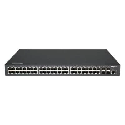 BDCOM S2900-48T4X-2AC 48 Port Gigabit RJ45 and 6 Port 10G/GE SFP+ L3-Lite Switch