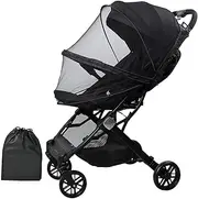 Cymax Upgraded Mosquito Net for Strollers,Universal Baby Mosquito Net with Double Zipper,Breathable & Foldable Mesh Strollers Cover Flies Bug Netting for Bassinet,Carriers,Cradles,Pack N Play,Car Seat