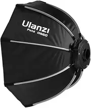 60CM Mini Bowens Mount Octagon Softbox Octagonal Speedlite, Studio Flash, Speedlight Umbrella Softbox with Carrying Bag, Lightweight Compatible with Ulanzi 40W/40W Pro/60W Video Light