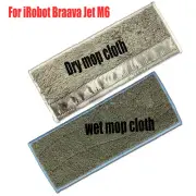 Washable Wet Dry Mop Cloth Home Cleaning Cloth Mop Pad for iRobot Braava Jet M6