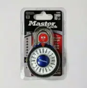 Master Lock Wide Magnification Combination Padlock--Blue--Level 3--1588D--NEW!!