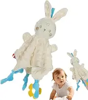 Xasbseulk Baby Security Blanket | Cartoon Plush Animal Doll Appeasing Toy - Baby Lovey Blanket, Interactive Baby Sleeping Soother for Sleeping and Relaxing