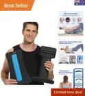 Premium ABS Back Massager and Lumbar Support Stretcher - Lightweight Design
