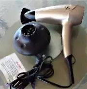 BLACK & GOLD VS SASSOON VSD285A HAIR DRYER 240V 50 Hz 2100W 4017YL STANDARD HAIR
