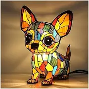 Corgi Lamp - Colored Resin Dog Night Light Series Hand-Painted Colored Resin Night Light for Dog Lovers(Style 5)