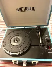 Victrola Vintage 3-Speed Bluetooth Portable Suitcase Record Player VSC-550BT
