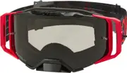 Oneal B-33 Ictus Motocross Goggles, black-red for Men One Size Black Red