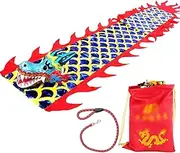 6 Meters Gold-Stamping Fitness Dragon Dance Dragon Swing Dragon Adult Beginner Dance Ribbon Swing Fitness Dragon Streamer