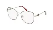 NEW Salvatore Ferragamo SF 2219 744 Gold & Burgundy Eyeglasses 56/18/140