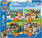 Ravensburger Paw Patrol 4 in Box (12, 16, 20, 24 Pieces) Jigsaw Puzzles for Kids