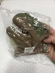 Dinosaur Hand Puppet Toy Flexible Rubber Fun Party Favor Gift Kids Adults