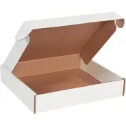 11 3/4" X 10 3/4" X 2 1/4" White Deluxe Literature Mailers (50 Per Bundle)