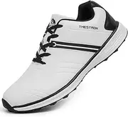 [SDEQA] Waterproof Golf Shoes Mens Golfers Sneakers Outdoor Breathable Spikeless Golf Footwear for Golf Training Big Size