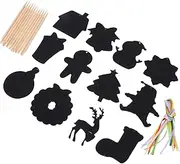 Vaguelly Educational Christmas Tree Scratch Cards Set Party Favor for Boys and Activity