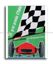 1965 Grand Prix Italy Monza poster 8x10" print unframed wall decor