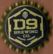 USA Plastic Lined Beer Crown Bottle Cap: District 9 Brewing