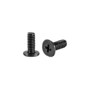 M2 x 5mm Laptop Notebook Computer Screws Phillips Head Screw Black 50pcs