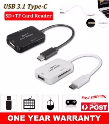 USB Type-C Card Reader SD MicroSD TF OTG HUB For Pixel 7 Pro 6a 6 4A 5A 5 Google