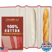 Walfos Professional Proofing Cloth, 29"x17" Heavy Duty Bakers Dough Couche, N