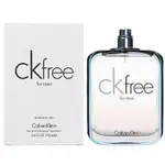 ☆小敏廣場☆CALVIN KLEIN CK FREE FOR MEN 男性淡香水 100ML 【TESTER包】無瓶蓋