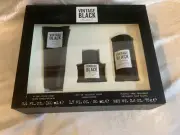 KENNETH COLE VINTAGE BLACK 100ML AFTERSHAVE BALM/ 50ML EDT SPRAY/ 75G DEODORANT