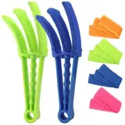 RUIMAICAN Window Blind Cleaner Duster Brush Kit 2 Pack Brush with 6 Microfibe...