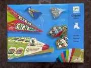 Paper Airplane Kit, Djeco Planes Craft Kit, Ages 7+, makes 20 planes, NEW