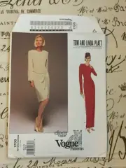 Vogue Sewing Pattern 1708 Tom and Linda Platt Size 6-10 UNCUT
