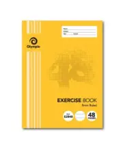 Olympic Exercise Book Feint Ruled 8mm 48 Pages 225 x 175mm Yellow E2848 140736