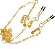 Adult Sex Toy Nipple Pinches Non-Piercing Nipple Ring Metal Adjustable Nipple Clamp Breast Clips For Bdsm Foreplay Flirting Clamp Toys For Women