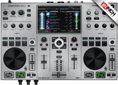 Denon Prime GO Skin - brushed silver