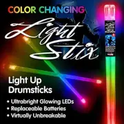 OFG Color Change Light Stix, LED Light Up Drumsticks (Color Change): Motion A...