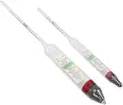 CAXUSD 1Set Glass Salinity with Temperature Gauge Accurate Water Salinity Tester for Aquariums Fish Tanks and Environments Durable and Practical Design for Easy