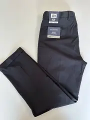 Dockers Black Signature Pleated Dress Pant Straight Fit Pant Size W38 X L34