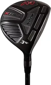 Senior Men's Majek K-Series 3 Wood Golf Club, Right Handed Senior Flex with Men's Senior Size Black Pro Velvet Grips