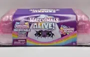 Brand New Hatchimals Alive! Rainbow Splash Egg Carton 5 Eggs 10 Accessories