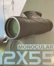 Monocular Telescope, 12X55 HD Monocular for Adult with BAK4 Prism...