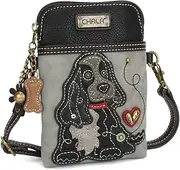 Chala Crossbody Cell Phone Purse-Women Canvas Multicolor Handbag with Adjustable Strap