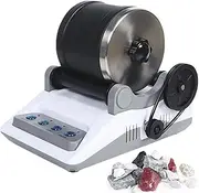 Rock Tumbler Polisher Kit, Professional Rock Tumbler Kit, Electric Gem Grinder with Timmer Buttons, Detachable DIY Stone Polisher for Kids All Ages