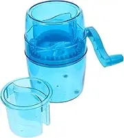 Home Ice Shaver Hand-cranked Shaved Ice Maker Manual Ice Crusher Portable Design Blue