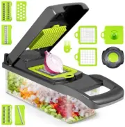 12 in 1 Vegetable Cutter Chopper Veggie Food Onion Slicer Dicer Set Kitchen Tool