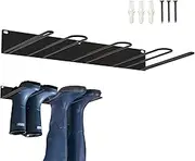Shoe and Boot Rack - Shoe Rack, Boot Stand | Univerrsall Boot Organizer Wall Mounted Metal Sturdy, Boot Stand for Rain Boots Walking Boots Closet Storage and Home Organization Space Saving