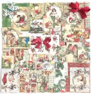 Christmas Scrapbook Paper Christmas Junk Journal Supply Quotes & Ephemera #XA45