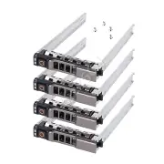 4X G176J 2.5" SAS/SATA Hard Drive Tray Caddy for DELL R610 R710 R410 R510 T710