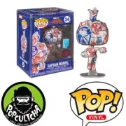 Captain Marvel Patriotic Age Artist Series in Protector Pop! Vinyl Figure "New"