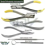 Orthodontic Instruments Hardwire & Distal Cutter Weingart Plier Dental Scaler