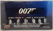 Upper Deck 007 James Bond Villans and Henchmen Hobby Box (18 packs per box)SEALD