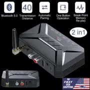 Long Range Bluetooth Transmitter Receiver Wireless Home Car Stereo Audio Adapter